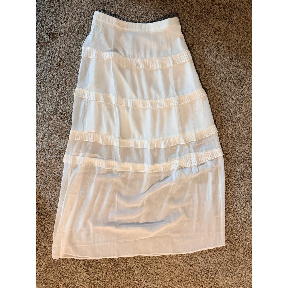 English Factory Prairie Skirt NWT M White